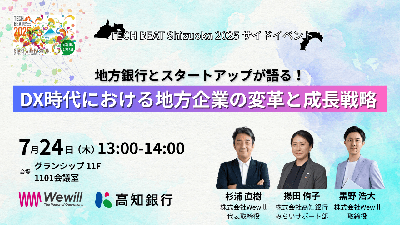 地方銀行×スタートアップが語る!DX時代における地方企業の変革と成長戦略